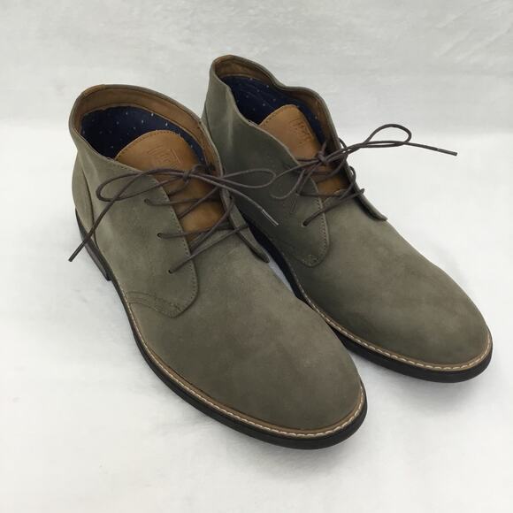 RYE By Hawker Rye Mens Olive Suede Chukka Boots Size 11 - Picture 1 of 7